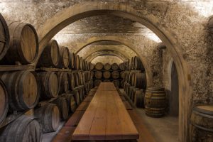 Chai de vieillissement du Château Biston-Brillette à Bordeaux