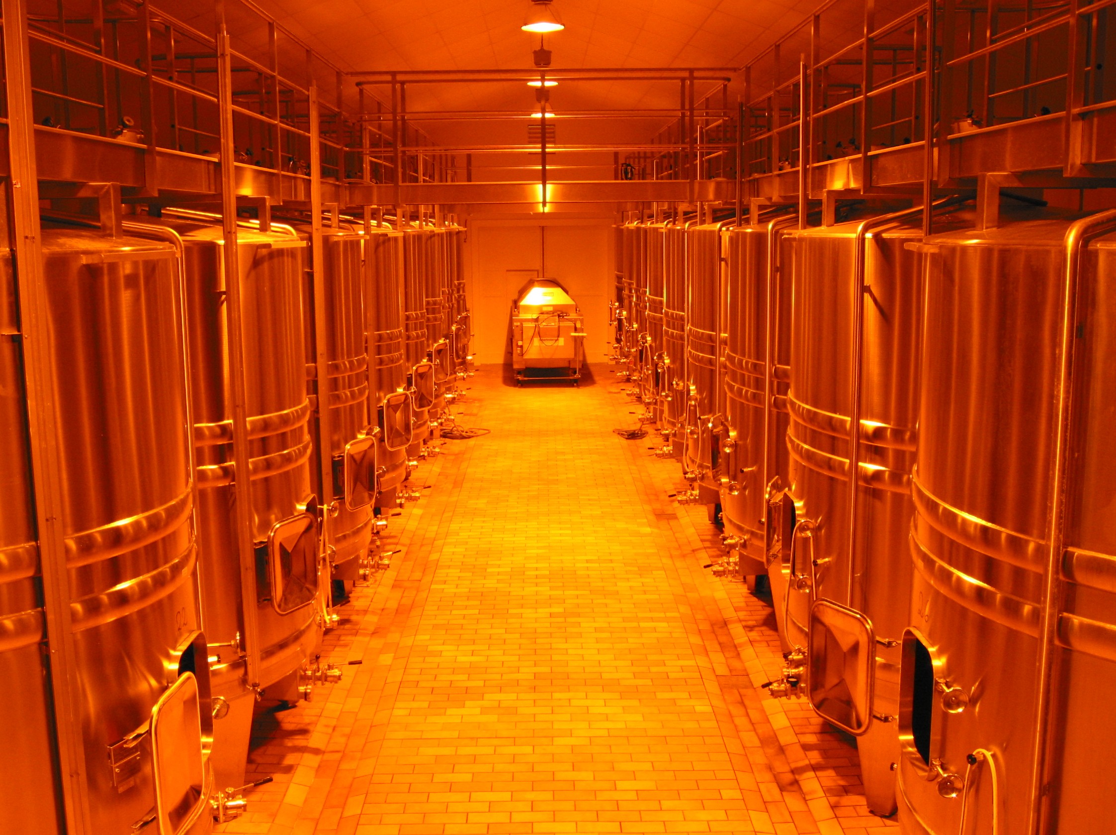 Chai de Vignification du Château Biston-Brillette à Bordeaux