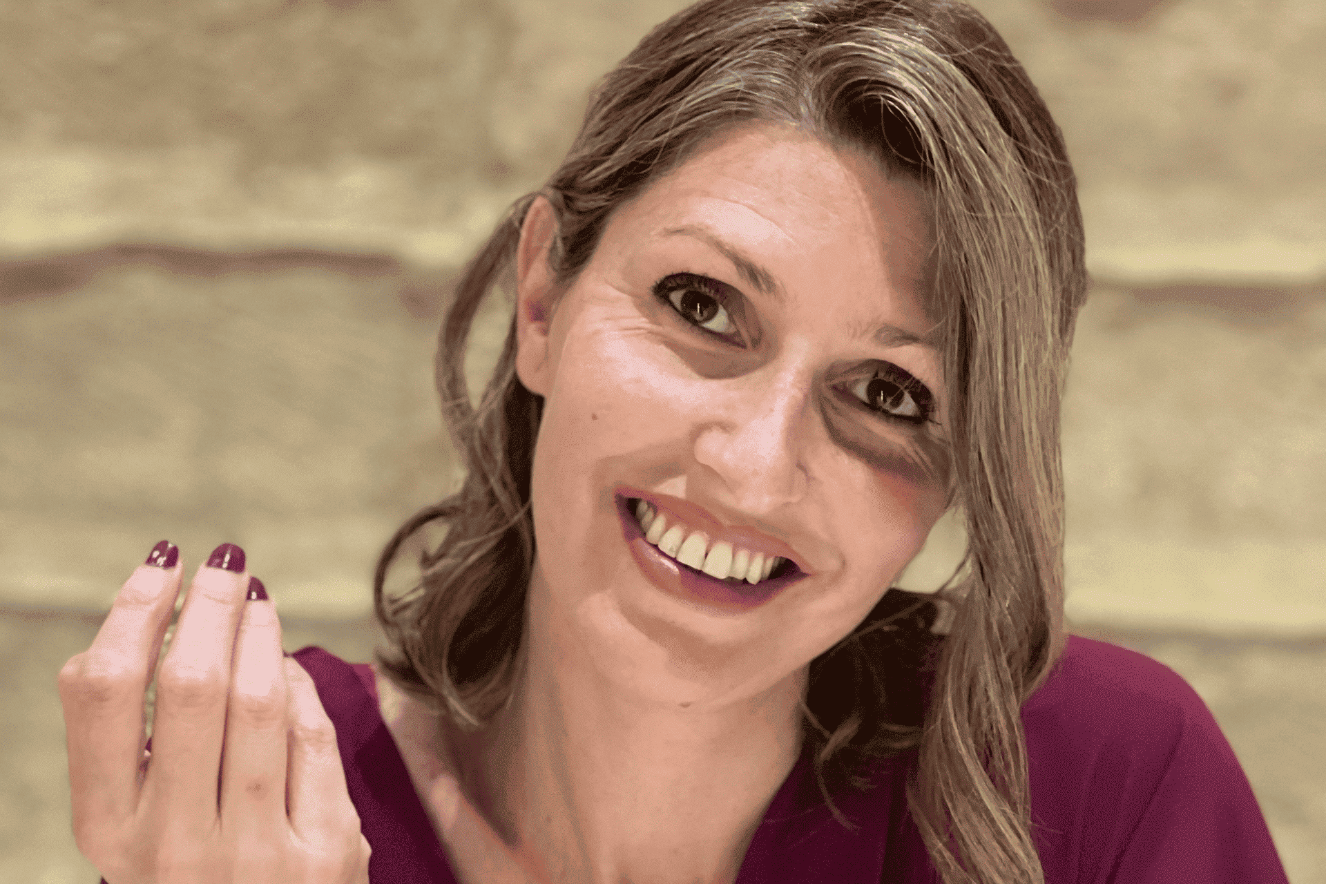 Portrait Ingrid Gérante Fondatrice de Dionysa, vue gros plan visage